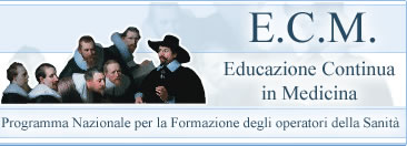 Logo ECM - Programma Nazionale per la Formazione degli operatori della Sanità 